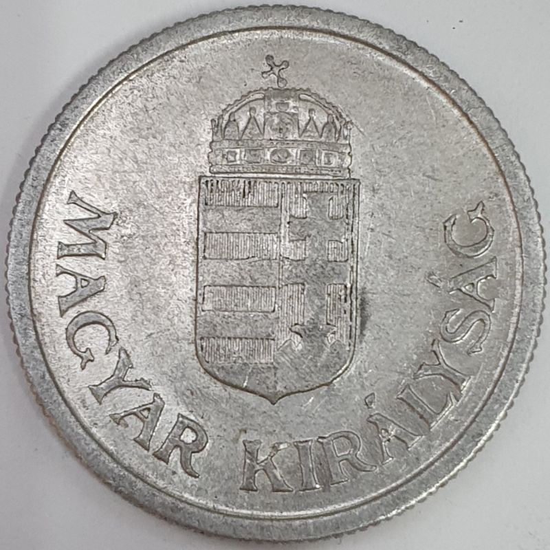 匈牙利王國 1帕戈硬幣 年份隨機