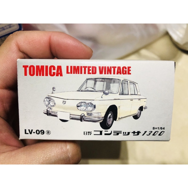 TOMICA LIMITED VINTAGE LV-09 HINO CONTESSA 1300 多美小汽車 絕版限量稀有