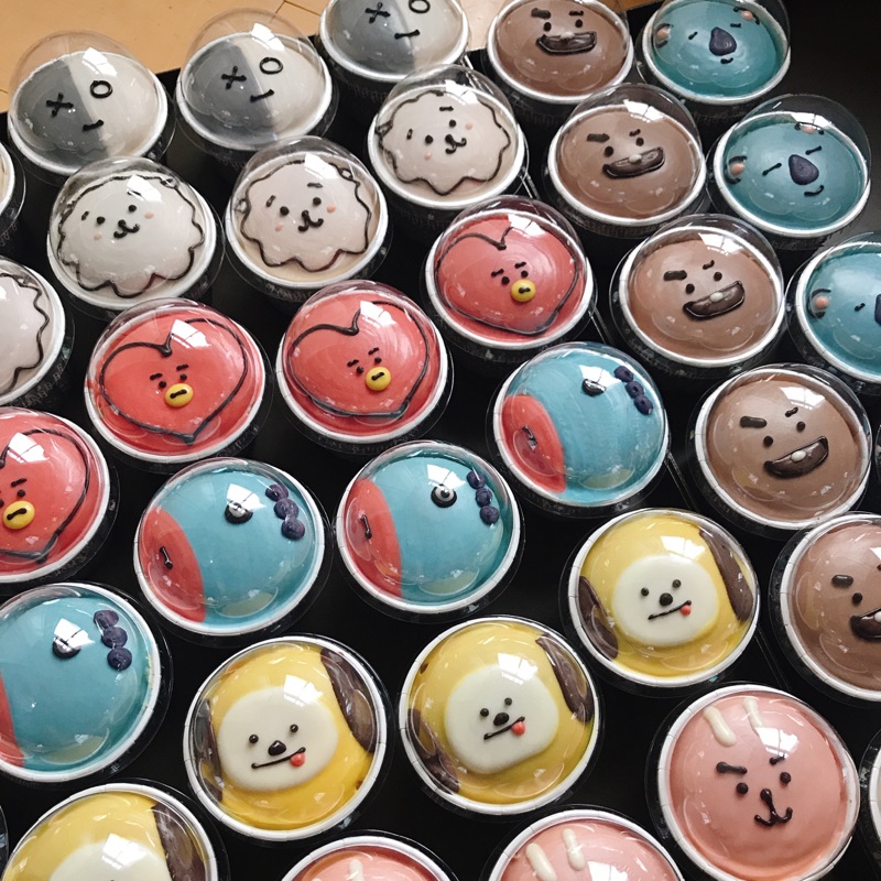 四葉 杯子蛋糕 bt21 bts 生日 派對 婚禮 慶生 活動 伴手禮 交換禮物