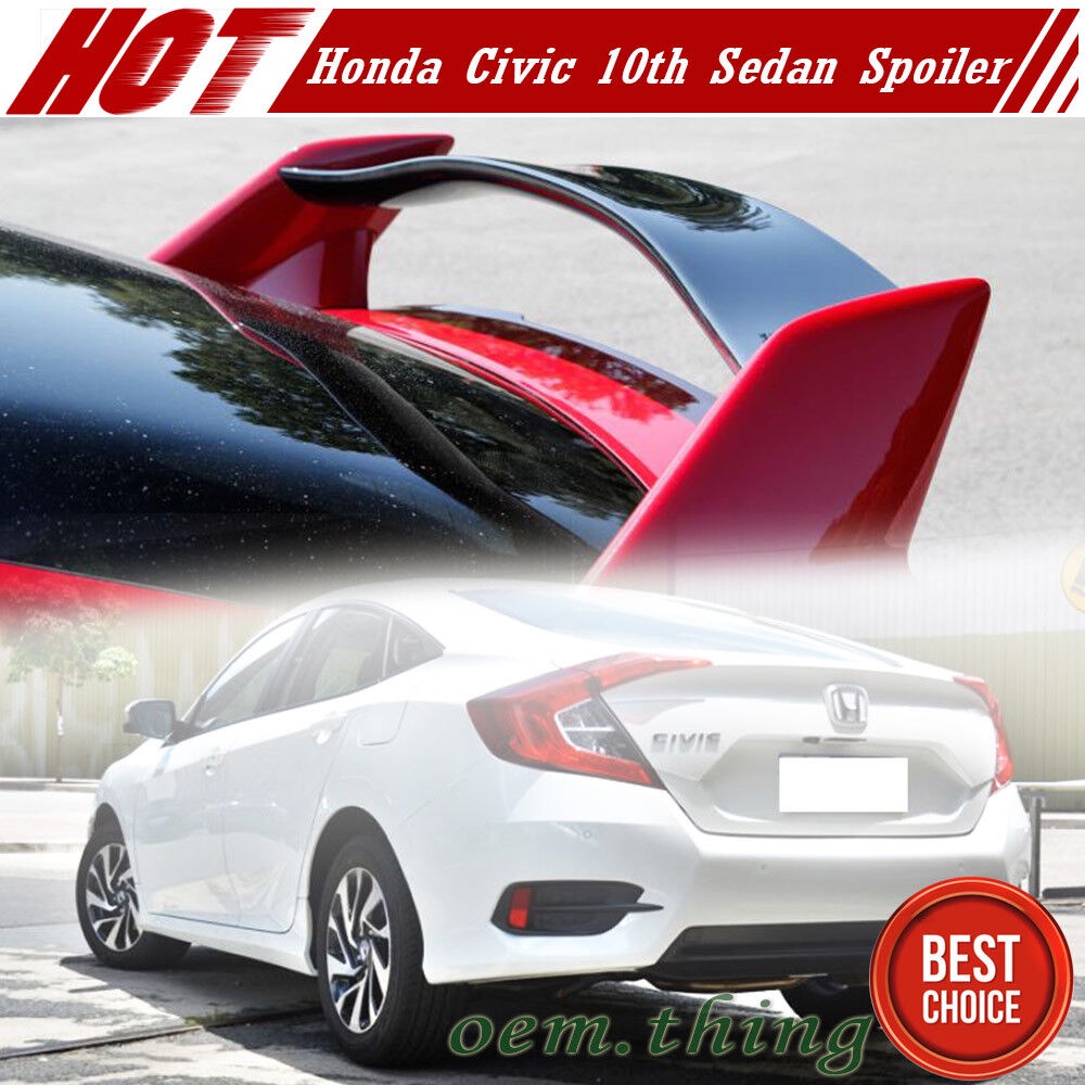 卡嗶車燈 適用於 Honda Civic 10代 四門 Type-R 尾翼 素材