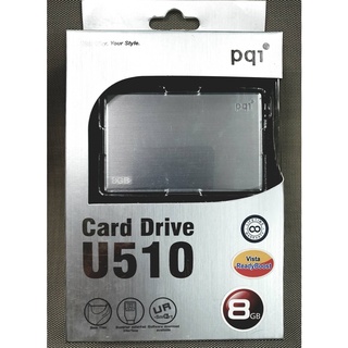 優選舖 勁永 PQI Card Drive U510 8GB 8G USB 名片型 隨身碟