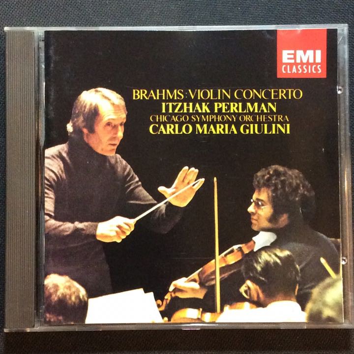 Brahms布拉姆斯-小提琴協奏曲 帕爾曼/小提琴 朱里尼/指揮 1991年德版無ifpi