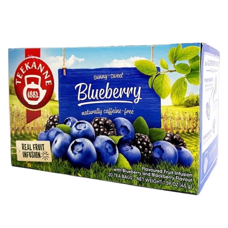 德國 恬康樂 TEEKANNE Blueberry 藍莓果茶