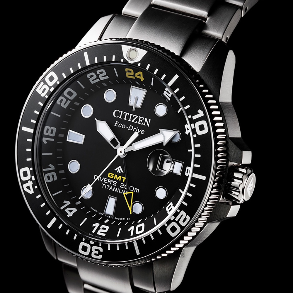 １２期分期【高雄時光鐘錶】CITIZEN 星辰 錶 BJ7110-89E 極限深海光動能 潛水錶光動能錶男錶