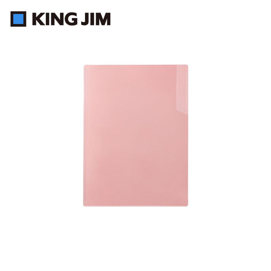 KING JIM EMILy硬殼單頁資料夾/ A4/ 莓粉/ EY749-PK eslite誠品