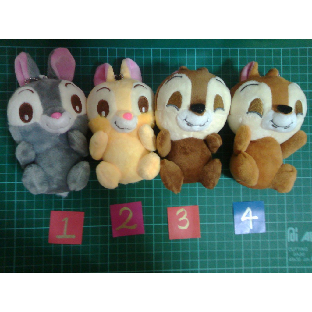 迪士尼 小鹿斑比角色 邦妮兔 桑普 坐姿 拍照 玩偶 絨毛娃娃 松鼠絨毛娃娃  小白兔絨毛娃娃 玩偶