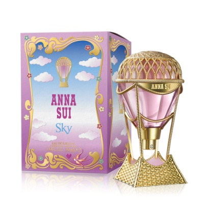 『☆AYP香氛賣場☆』Anna Sui SKY 綺幻飛行女性淡香水75ML(TESTER)/包包禮盒