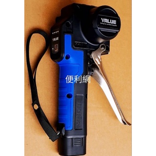VALUE 鋰電池擴管器 銅管擴管工具 VET-19Li/VB207電池 夾頭1/4〞-3/4〞擋板設計精準擴孔-便利網