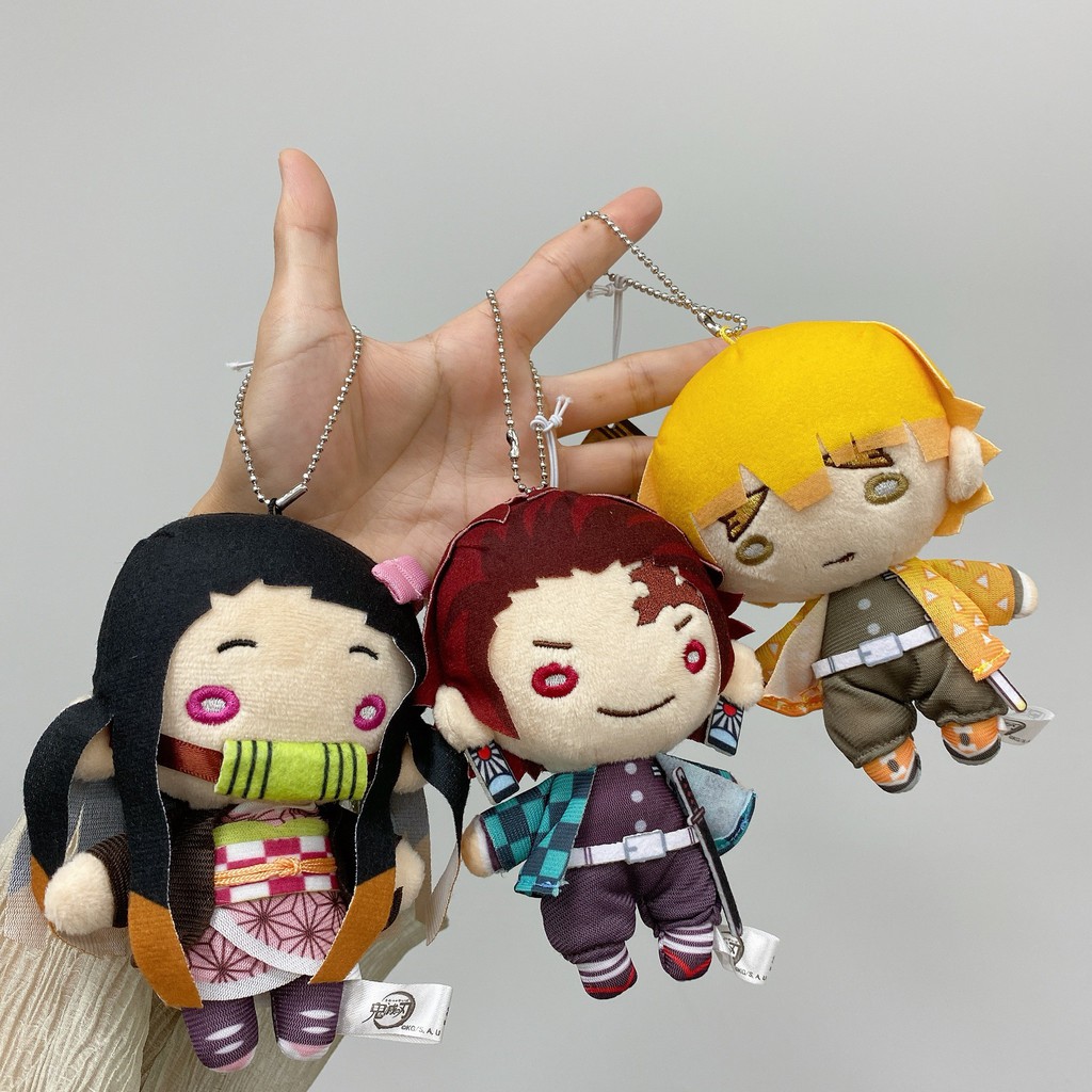 日本帶回 日本限定 鬼滅之刃 鬼滅の刃 我妻善逸 竈門炭治郎 竈門禰豆子 吊飾娃娃 絨毛 吊飾 玩偶 鬼滅