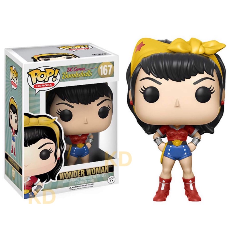 FUNKO POP 167 DC系列 Bombshell 神力女超人 WONDER WOMAN