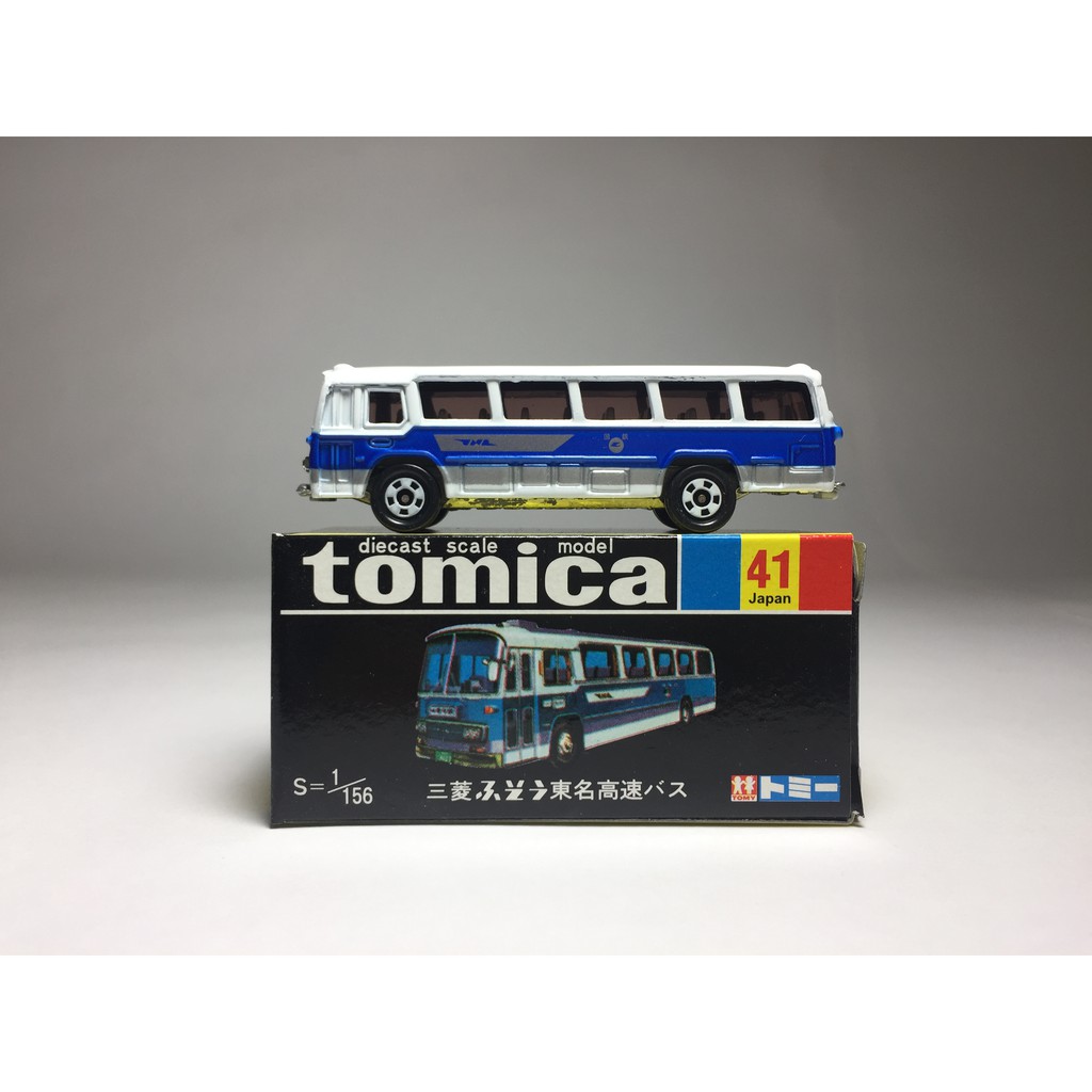 絕版逸品【TOYEE】TOMICA 黑盒#41 MITSUBISHI FUSO BUS 東名高速巴士