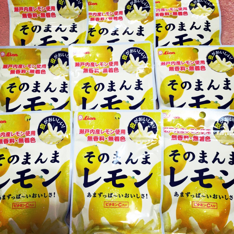 日本代購-LION 蜂蜜檸檬皮絲糖/柚子皮絲