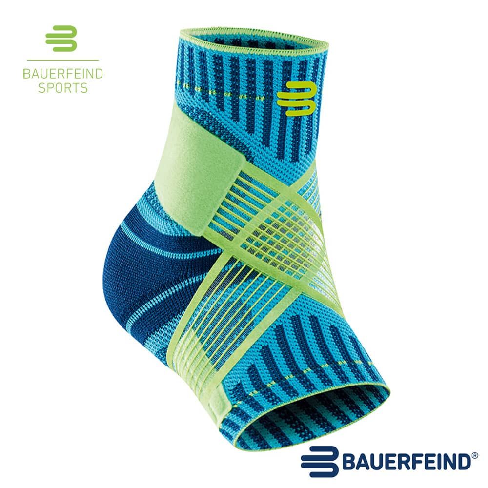 Bauerfeind保爾範 專業運動支撐帶型護踝 左腳/右腳 天空藍