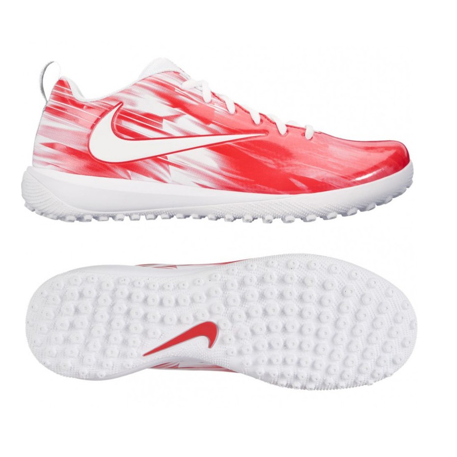 特價 NIKE VAPOR VARSITY LOW TURF LAX 訓練鞋 運動鞋 923492-116 冰晶紅