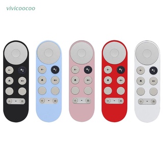 VIVI 適用於 Google Chromecast TV 2020 遙控器的遙控矽膠套保護套