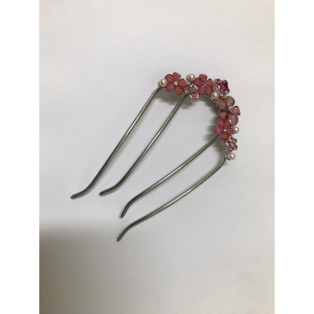 現貨 全新日本京都購入和服浴衣可用髮簪髮飾櫻花粉色和風日式 蝦皮購物