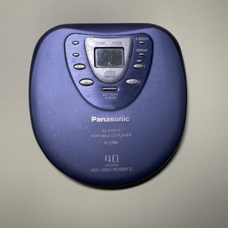 國際牌 Panasonic CD隨身聽 供收藏 二手 音樂人 2201