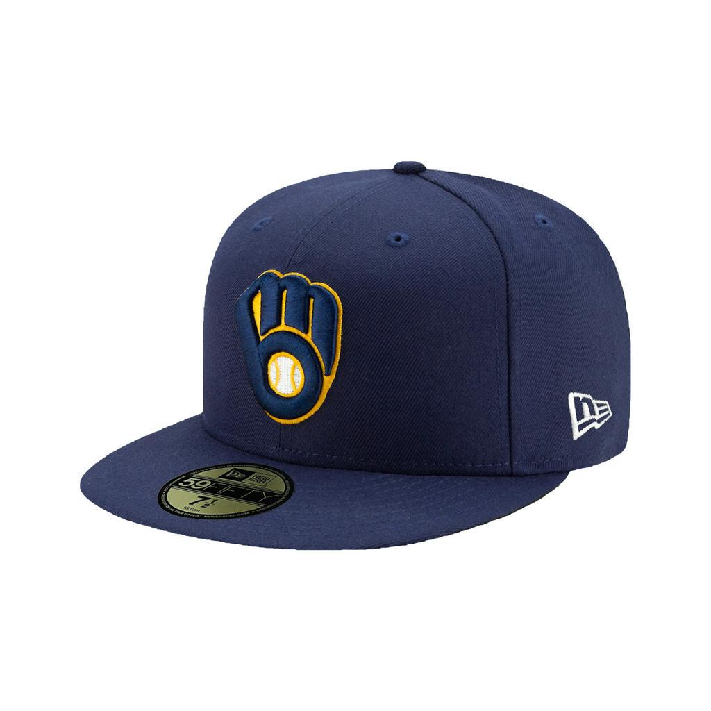 NEW ERA 59FIFTY 5950 MLB 球員帽 密爾瓦基釀酒人 海軍藍 棒球帽 鴨舌帽 ⫷ScrewCap⫸