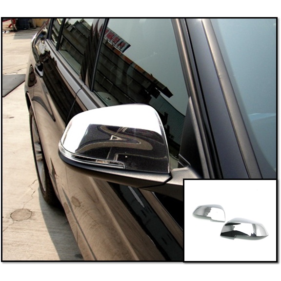 圓夢工廠 BMW F30 F35 2012~2019 316 318 320 325 改裝 鍍鉻銀 後視鏡蓋 後照鏡蓋