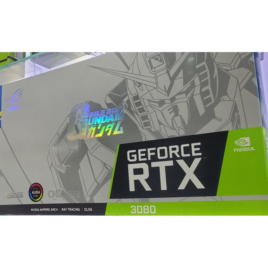 ROG Strix GeForce RTX 3080 GUNDAM 鋼彈限定版 全新未拆