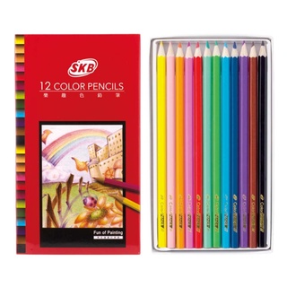 【快樂文具】SKB NP-70 樂趣色鉛筆 12色 /色鉛筆/彩色鉛筆/鉛筆/蠟筆