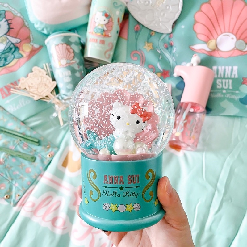 7-11集點活動「ANNA SUI x Hello Kitty 」水晶球音樂盒 現貨