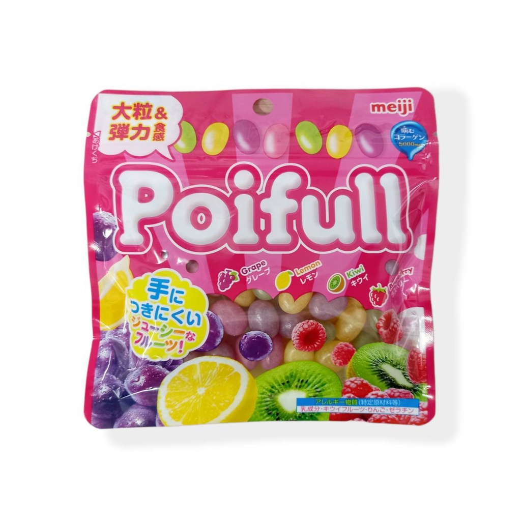 明治meiji 大粒Poifull軟糖 - 水果口味 80g