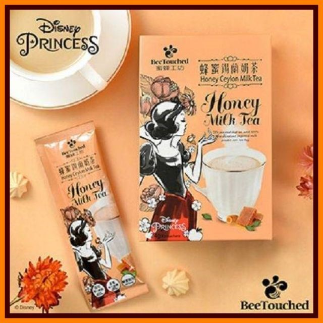 【蜜蜂工坊】現貨 - 迪士尼公主系列 蜂蜜錫蘭奶茶 10包入 (24公克x10包) 手作蜂蜜 [快速出貨] 免運費 免運