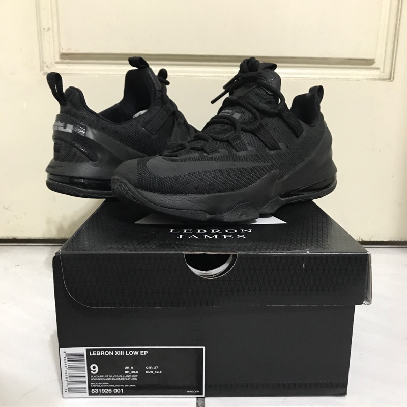 NIKE Lebron XIII LOW 13 全黑 低筒 black