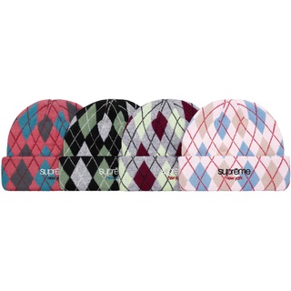 【紐約范特西】預購 SUPREME FW21 Argyle Cashmere Beanie 毛帽