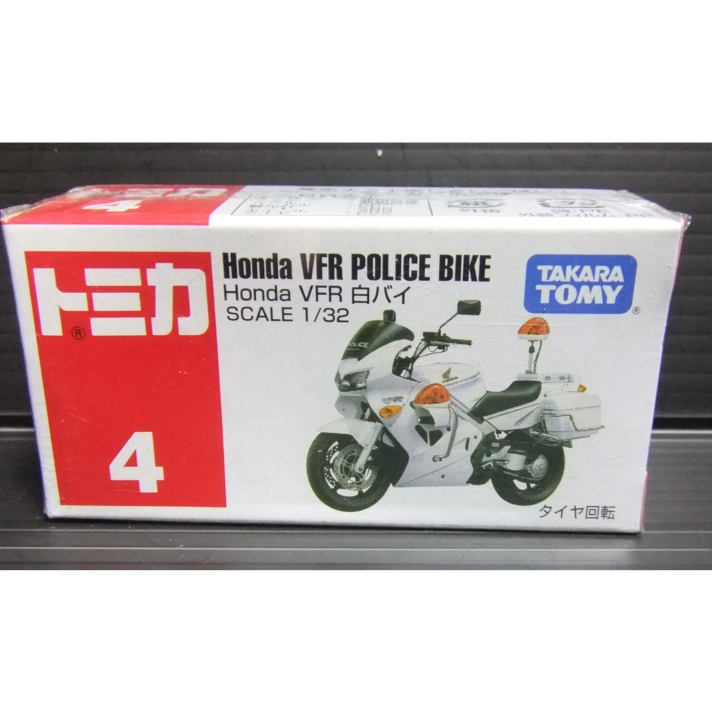 Tomica No.4 HONDA 本田 VFR 警用摩托車