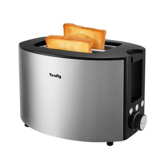 ⚡現貨⚡德國Tenfly不銹鋼烤面包機家用早餐機小型吐司加熱面包2片多士爐