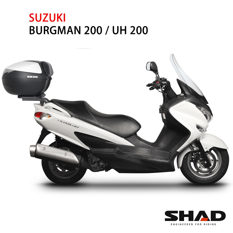 西班牙SHAD 專用後架 SUZIKI BURGMAN 200 可加購置物箱 總代理 摩斯達有限公司