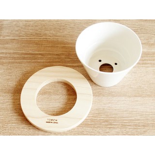 TORCH 實木 甜甜圈 美濃燒 陶瓷 濾杯 Mountain coffee dripper