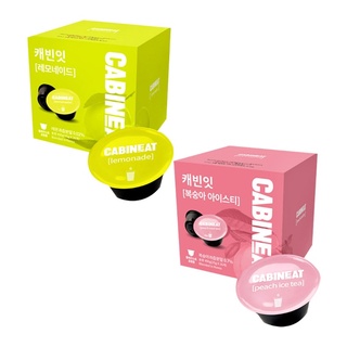 CABIEAT Dolce Gusto 兼容膠囊桃冰茶/檸檬水 16 包 Home Cafe / 韓國首爾