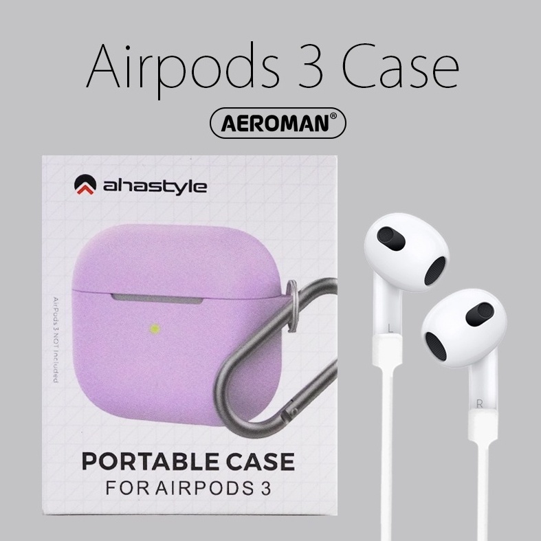 Ahastyle airpods 3 送 防丟繩 airpods3 保護套 掛鉤 防摔 pro 矽膠 3代 防塵貼