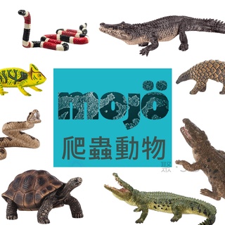 聚聚玩具【正版】Mojo Fun 動物星球-動物模型-爬蟲模型 鱷魚/烏龜/變色龍/樹蛙/穿山甲/眼鏡蛇