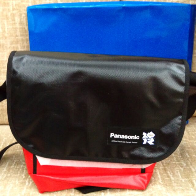 國際牌 Panasonic 紀念款 2012奧運 SP-1208背包 側肩包 側背包 郵差包 防水相機包 (含紅包防塵袋)