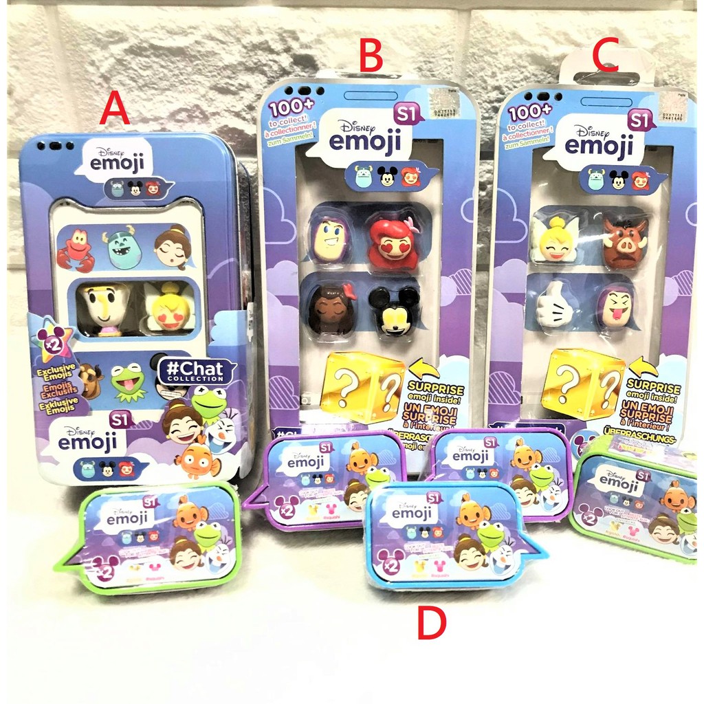 佩佩部屋 迪士尼emoji 迷你顏文字收藏公仔對話包對話框表情符號巴斯美人魚米奇軟膠小公仔公仔 蝦皮購物