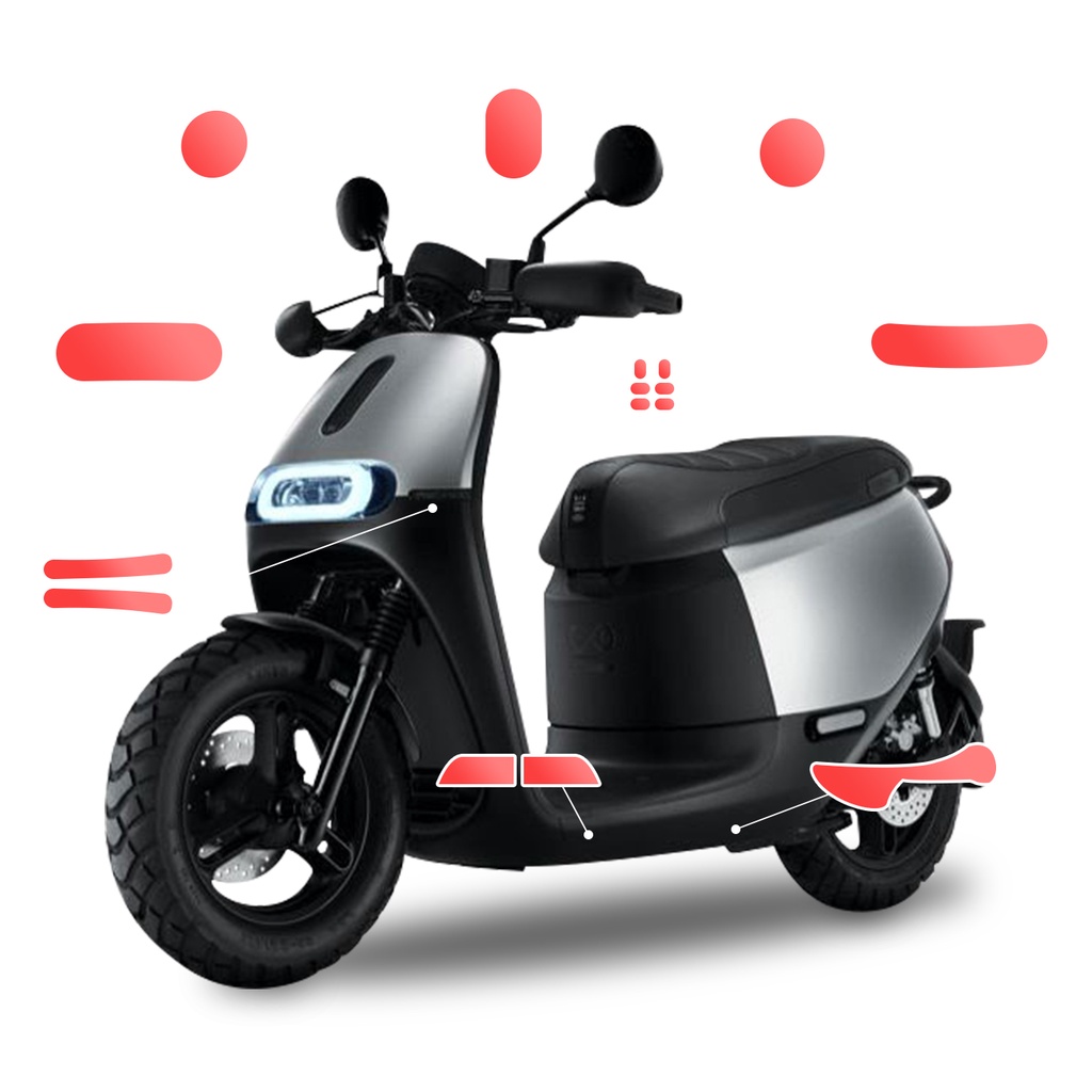 ▶GOGORO2代▶【TPU貼膜】高透熱修復KOOCR8酷創gogoro2 gogoro3 VIVA EC05 Ai-1