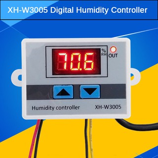 XH-W3005 12V 24V 220V 數字LED濕度控制器濕度計濕度控制開關恆濕器 SHT20 濕度傳感器