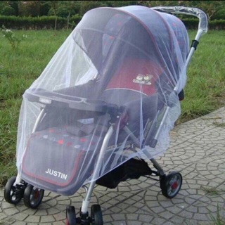 ❤️現貨❤️通用型全罩鬆緊帶式嬰兒推車防蚊罩蚊帳
