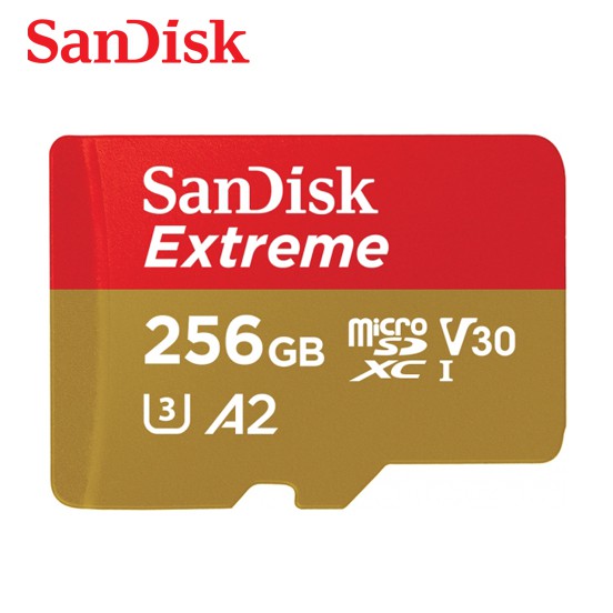 SanDisk 256G Extreme A2 V3 U3 micro SDXC 記憶卡 Gopro安卓適用 廠商直送