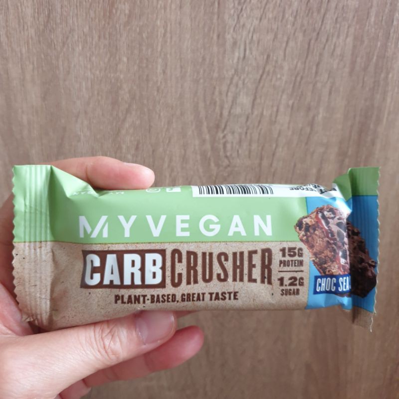 [MyProtein]純素低碳水蛋白脆米棒-巧克力海鹽(60g/根)已過賞味期