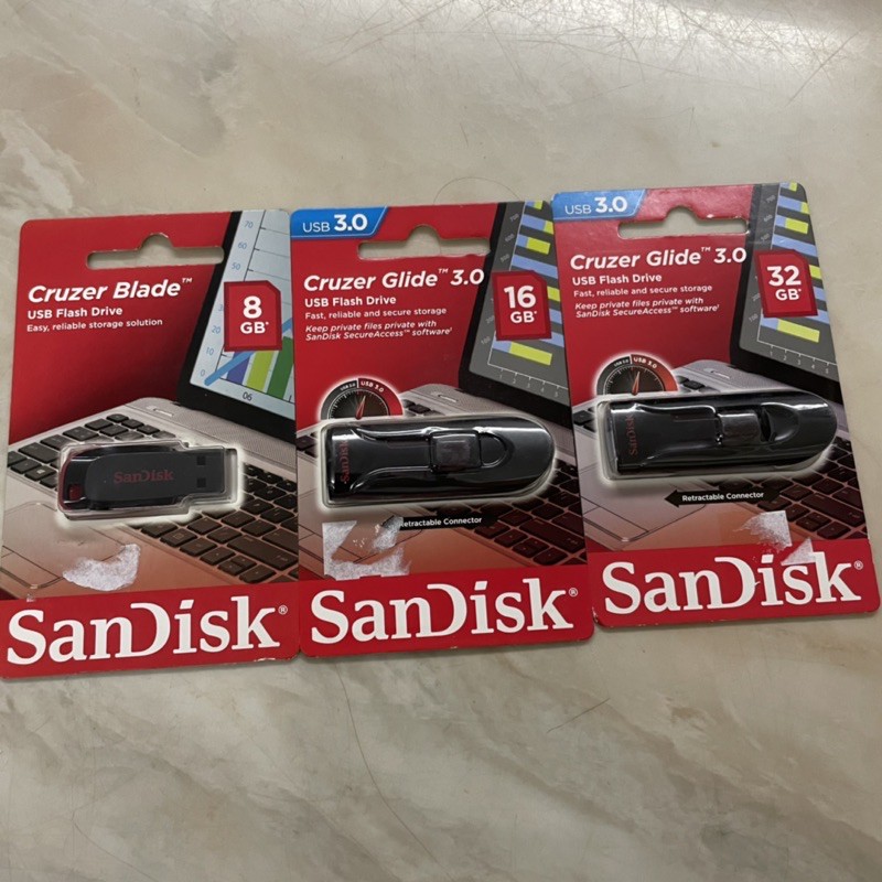 SanDisk  USB 隨身碟 8GB 16GB 32GB
