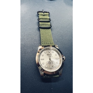訂製無現貨【改錶玩面】Seiko Mod 精工 銀面 探險家 日誌 藍寶石玻璃 機械錶