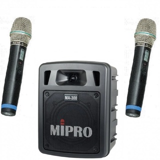 聊聊可議MIPRO MA-300D代替MA-303DB藍芽版可用有線無線麥克風及USB播放音樂即時錄音另有MA-300
