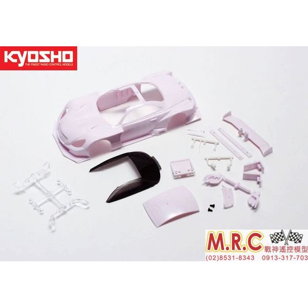 MRC戰神遙控 KYOSHO MINI-Z LEXUS SC430 GT500 2012廠車 未塗裝白殼(MZN156)