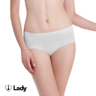 Lady 彈力無縫褲中腰低衩 無痕三角褲 (灰色)