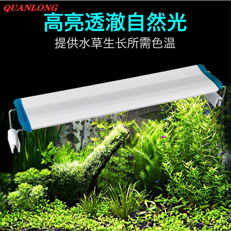 台灣現貨 超薄水族箱白光照明燈水草造景生態缸架燈魚缸led燈支架燈a款1 蝦皮購物